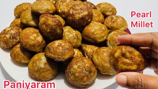 Pearl Millet Paniyaram  Kambu Paniyaram Recipe  Healthy Breakfast Recipe by Juicy Tomato [upl. by Zalea292]