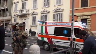 Rome Italy Ambulance Siren [upl. by Abeu945]