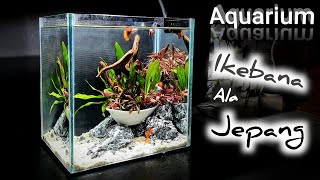 cara membuat aquarium kecil yang indah aquariumkecil [upl. by Rapsag]