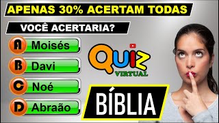 QUIZ VIRTUAL ESPECIAL BÍBLIA  20 PERGUNTAS BÍBLICAS [upl. by Magen]