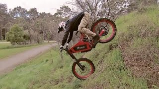 Jarryd McNeils first run on the Stealth B52 electric bike from Stealth Electric Bikes [upl. by Perren]