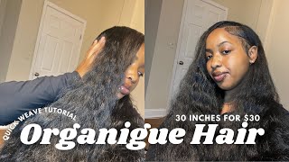 quick and easy hairstyle organique shake n go hair tutorial  review ♡ A’JAH [upl. by Zoller]