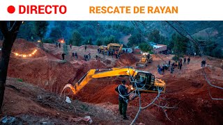 ÚLTIMAS EXCAVACIONES para el RESCATE de RAYAN en Marruecos  RTVE Noticias [upl. by Eimrots331]