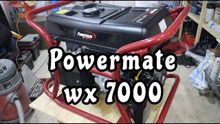 Powermate WX 7000 by Pramac [upl. by Favrot]