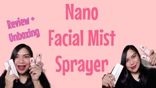 Nano Mist Sprayer Unboxing  Review [upl. by Kalman]