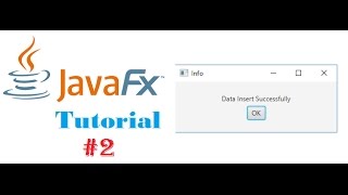 02 JavaFx and SQL Server Tutorials  Create Alert Message Dialog [upl. by Charyl]