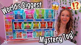 ASMR UNBOXING THE WORLDS BIGGEST MYSTERY TOY😱⁉️LOL VENDING MACHINE🍭 50 SURPRISES🫢🎁 [upl. by Drawyah]