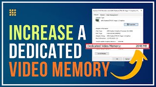 How To Increase Dedicated Video Memory In Windows 10  Increase VRAM On Windows 10 [upl. by Aziul]