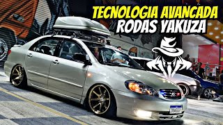 COROLLA COM RODAS IMPORTADAS SUSPENSÃO A AR E MUITA TECNOLOGIA [upl. by Aicemak]