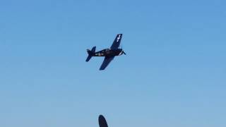 F6F Hellcat flyby Planes of Fame Airshow 2015 [upl. by Ojybbob902]