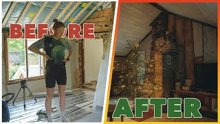 1840s Swedish Farmhouse Renovation Timelapse  30 Days of DIY in 20 Minutes [upl. by Aerbma934]