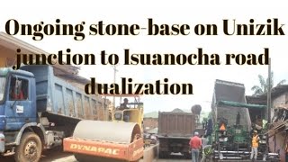 Ongoing Stonebase on Unizik junction to Isuanocha road dualization [upl. by Editha]