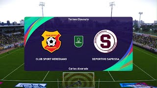 Modo carrera jugador liga Promerica 2024 Club Sport Herediano Vs Deportivo Saprissa [upl. by Aurel]