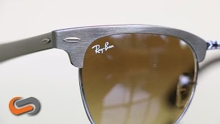 RayBan Aluminum Clubmaster vs Clubmaster Sunglasses  SportRx [upl. by Ellerd]