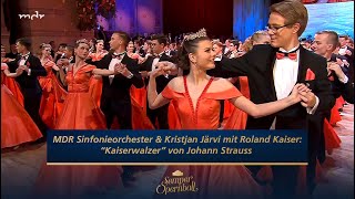 Tanz der Debütanten zum JubiläumsWalzer von Anton Lubchenko  Semperopernball 2020  MDR [upl. by Lorusso743]