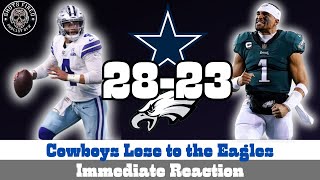 COWBOYS LOSE TO THE EAGLES WHERE THE HELL DO WE GO FROM HERE COWBOYS FANS REACTION [upl. by Yggam119]