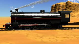 3D Studio Max  Locomotive [upl. by Thanasi]