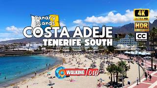 Exploring Costa Adeje in 2024 Tenerife 🇮🇨 4K HDR Walking Tour [upl. by Llerrod]