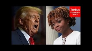 JUST IN Karine JeanPierre Reacts To Trump Pledge To Deport Haitian Migrants From Springfield Ohio [upl. by Obrien]