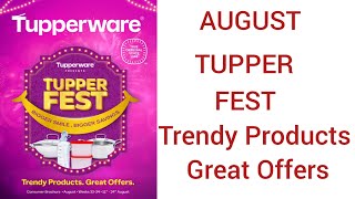 Tupperware August Consumer Brochure with great offers and new Products [upl. by Oilut]