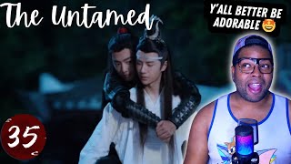 The Untamed 陈情令  Episode 35  REACTION [upl. by Shulock331]