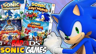 The 3DS Had No Good Sonic Games [upl. by Thibaut]