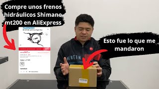 Unboxing frenos hidraulicos Shimano mt200 de Aliexpress 👀 [upl. by Derreg]