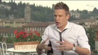 Christopher Egan Letters to Juliet Interview [upl. by Liscomb]