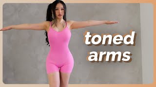 10 min Toned Arms Workout  No Equipment [upl. by Adnoloy420]