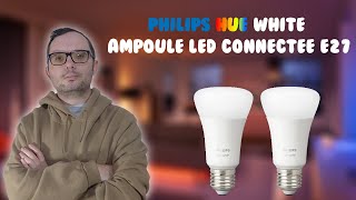 Philips HUE Lighting White ampoule LED connectée E27 [upl. by Glaab]