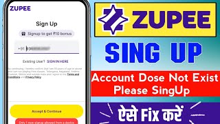 Zupee Ludo login problem Solved  Account does not exists Please SignUp Problem Solved Zupee Ludo [upl. by Adnelg]