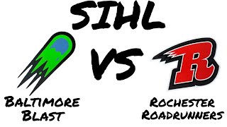 Baltimore Blast vs Rochester Roadrunners  SIHL [upl. by Scully147]