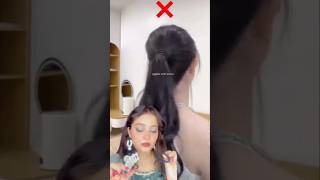 hairstyle🤯try kiya💁🏻youtubeshorts viralvideo hairstyle trending ytshortshair easyhairstyle [upl. by Ettegirb555]