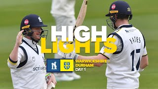 Warwickshire score 4901 on Day One 😳  HIGHLIGHTS  County Championship [upl. by Anelrats]