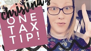 My ONLY Scentsy Tax Tip [upl. by Schear684]