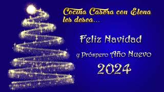 ⛄🎄Felicitación de Navidad y Año Nuevo 2024🎄 🎅 Merry Christmas and Happy New Year 2024🎄⛄ [upl. by Ahseile56]