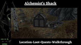 Alchemists Shack Location showcase and The Marksmanship Lesson location Skyrim [upl. by Nospmas]