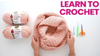 How to Crochet a Scarf  no experience needed [upl. by Gaal]