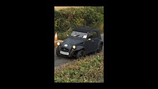 Citroen 2CV Flat Out All the Way at Shere Hill Climb 2022  Short Film [upl. by Hoon]