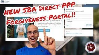 NEW SBA Direct PPP Forgiveness Portal [upl. by Pearce]