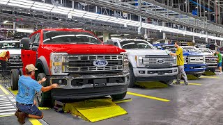 Inside Billion  Factory Producing Massive Ford Trucks From Scratch  Production Line [upl. by Learrsi209]