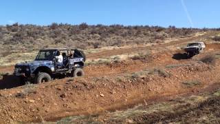 Old school jeeps 4 wheeling in Reno [upl. by Nahama]