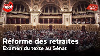 DIRECT Réforme des retraites  suivez le huitième jour d’examen au Sénat [upl. by Colinson471]