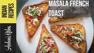 Masala French Toast  Continental Breakfast Recipes By Archanas Kitchen [upl. by Echikson]