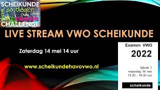 quotlivestreamquot vwo examen scheikunde 2022 [upl. by Ailehc]