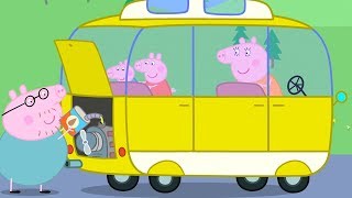 Peppa Pig Nederlands Compilatie Nieuwe Afleveringen ⭐ Camperbus ⭐ Tekenfilm  Peppa de Big [upl. by Haelhsa]