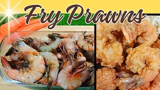 Fry Prawns Recipe  Broasted Prawns  Prawn Tempura Yummy 🍤 [upl. by Navis]