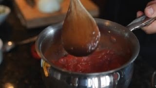 How to Make Spaghetti Sauce From Crushed Tomato  Divine Dishes [upl. by Annelise]