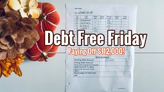 Debt Payoff 112000  Snowball  Debt Free Friday  debtfreejourney  Budget [upl. by Gould846]