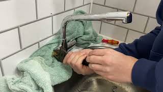 Pegler Dualflow Tap CD551  how to remove the ceramic cartridge repair dripping tap tapmagician [upl. by Auburta927]